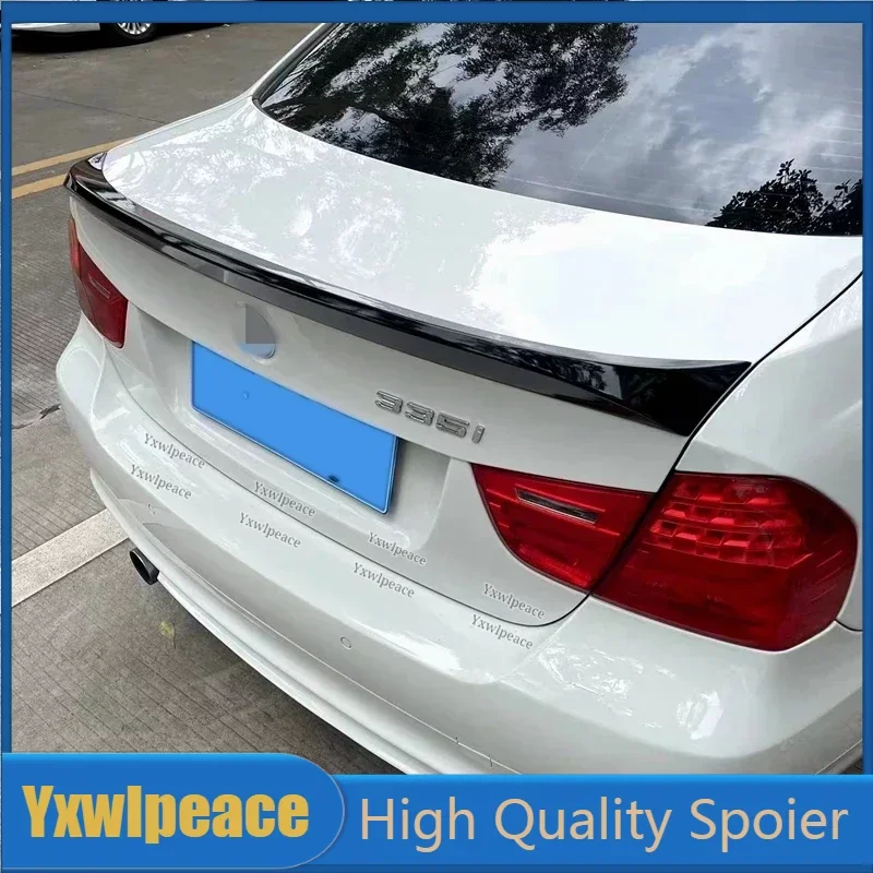 

For BMW 3 Series E90 Spoiler 2005-2011 M3 320i 320li 325li 328i High Quality ABS Plastic Unpainted Color Rear Trunk Lip Spoiler