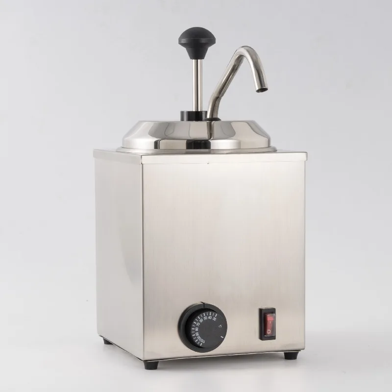 

Electric Cheese Cheese Butter Dispenser, Stainless Steel Fudge Chocolate Sauce Dispenser with Pump