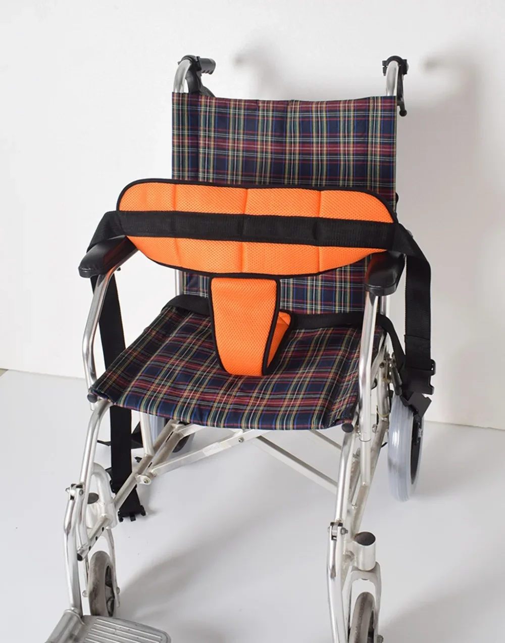 New Wheelchair Protective Belts T-cushion Prevent Body Fall Wheelchair Safety Seat Patients Restraints Fixing Breathable Straps
