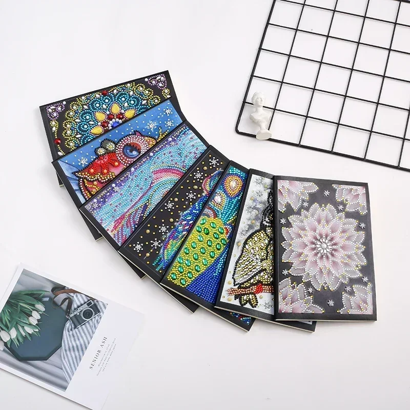 DIY Diamond Painting Notebooks Diary Book Special Shape Diamond Embroidery Mosaic Rhinestone Notebook Diary Book Gift for Friend