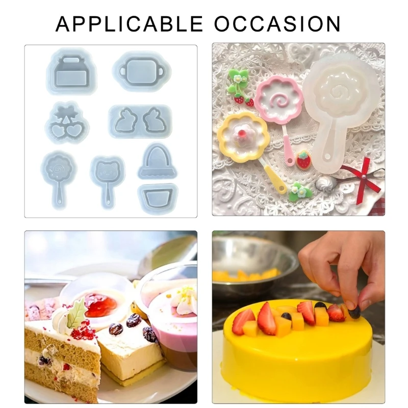 Practical Accessory Crafting Mold Convenient Silicone Mold Set for Making Various Crafts and Handmade Jewelry Projects