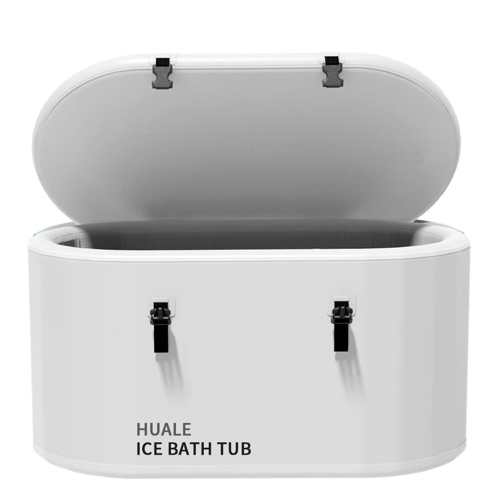 

Folding Inflatable Bathtub Adult Bath Bucket Portable Ice Bath Tub with Bubble Function Home SPA Shower Tub