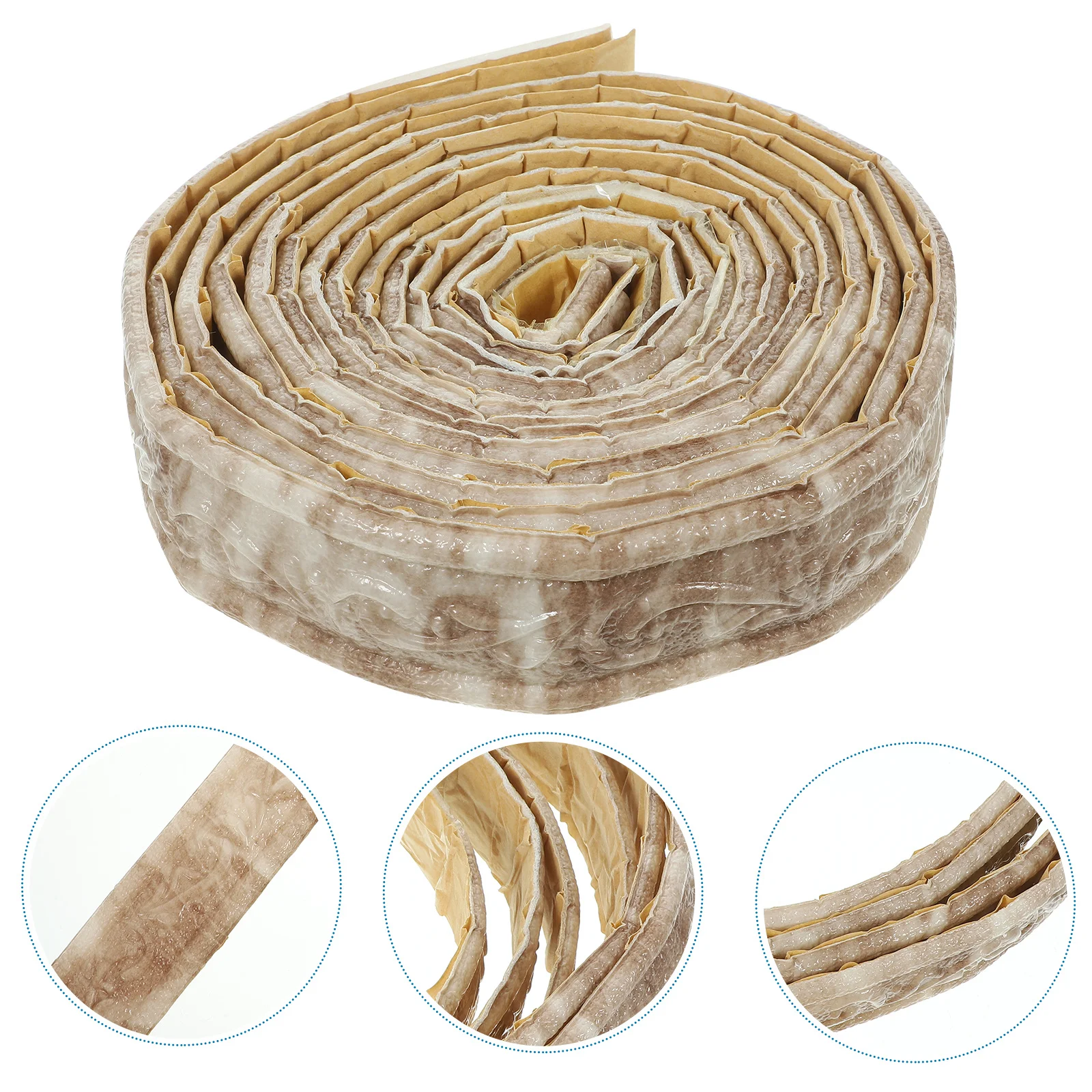 2 لفات الخصر واللوح صب تقليم 4.5 سنتيمتر ذاتية اللصق قشر عصا جدار الزاوية تقليم مرنة دائم السد الشريط للجدار