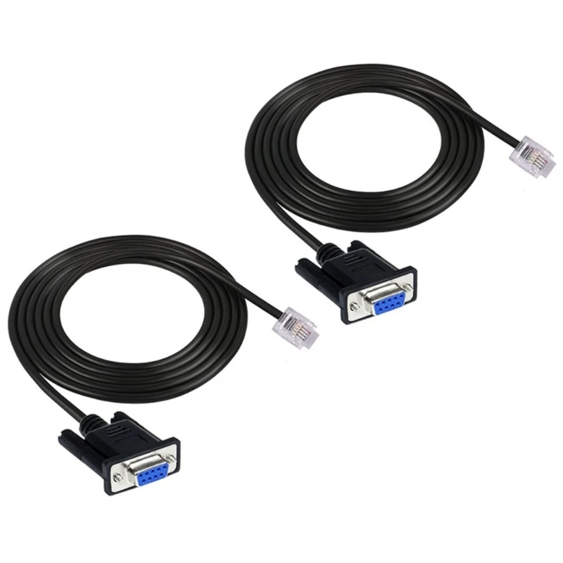 Professional RS232 DB9Female To RJ11 Consoles Cable for AP7800,AP7900 Devices for Connection Data Center Stable Signals P9JB
