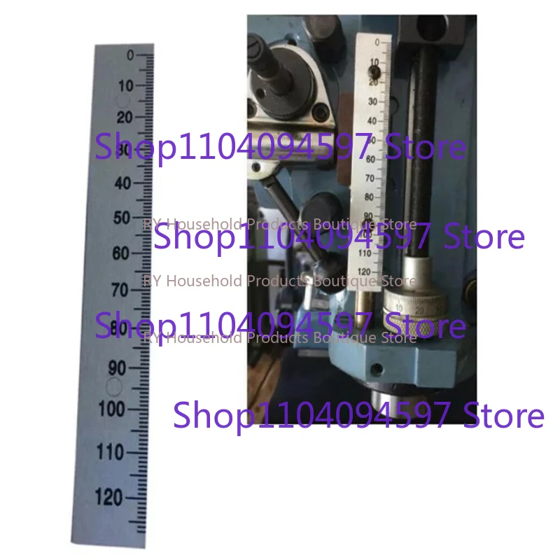 Bridgeport Milling Machine 0-120mm Depth Feed Rod Scale Ruler Aluminum B159 CNC Milling Machine Lathe Machine 1 PC High Quality
