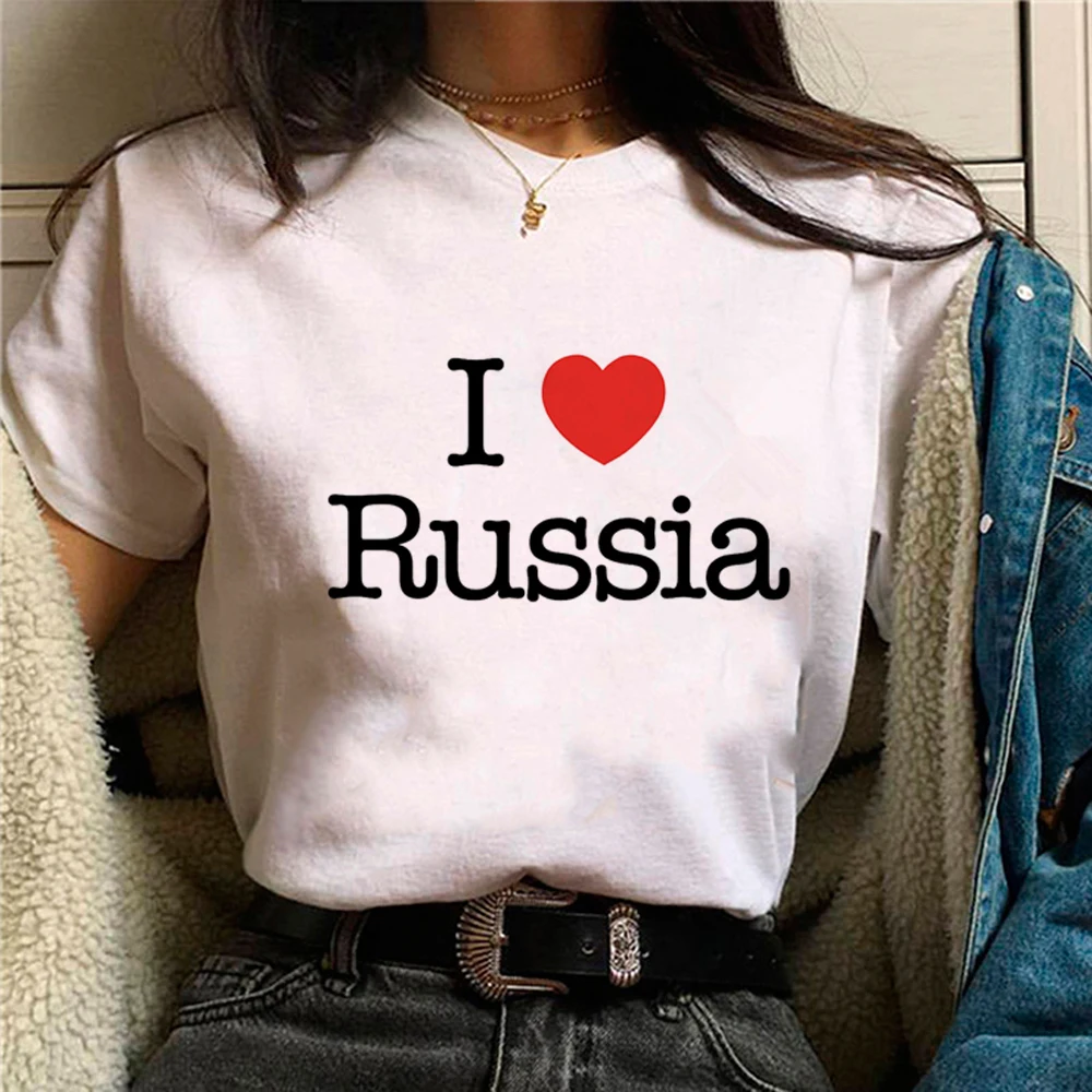 Army Russia t-shirts women comic manga harajuku tshirt girl manga clothes