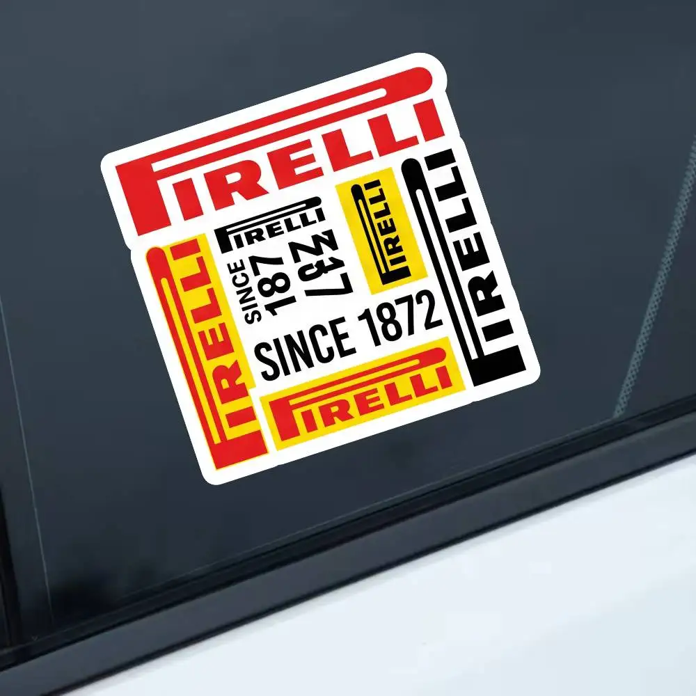 

for PIRELLI Waterproof Stickers For Decorating Car Windows Motorcycles And Computers.