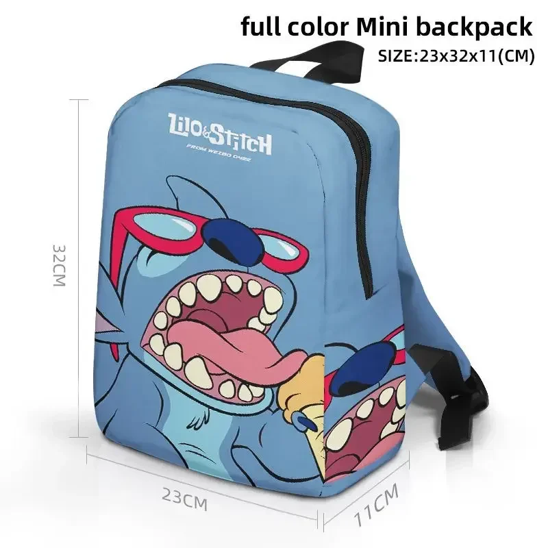 Disney Lilo & Stitch：The Series Cartoon Harajuku Cosplay Mini Backpacks Canvas Backpack Student Schoolbag Girl Kawaii Bags Gifts