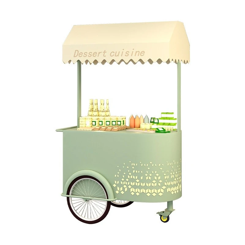 

Stall trolley multifunctional dining car Stall promotion tricycle