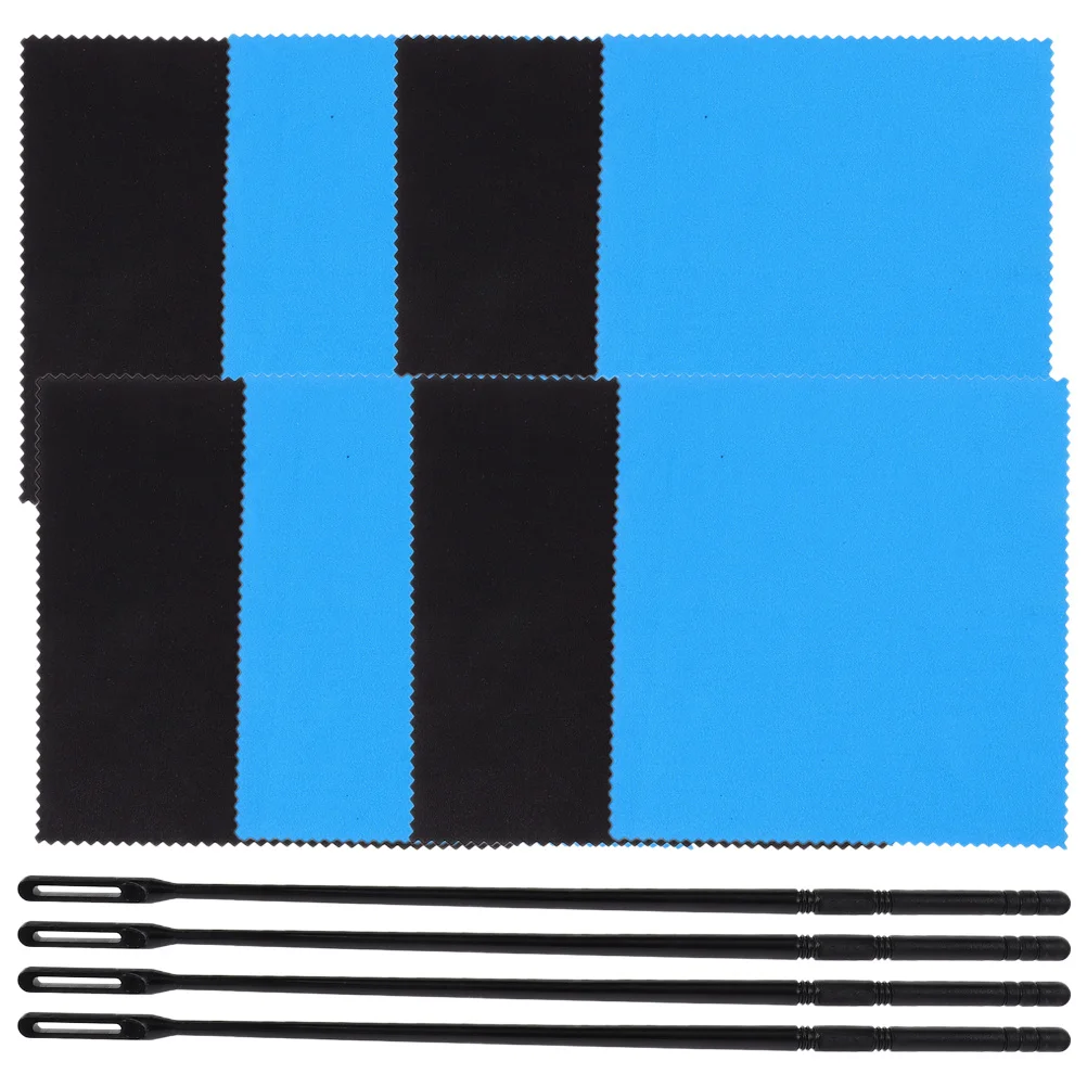 

1 set 1 Set Of Flute Cleaning Kit Purple Saxophone Cleaning Cloth For Instrument Reusable Music Tool Accessory Maintenance