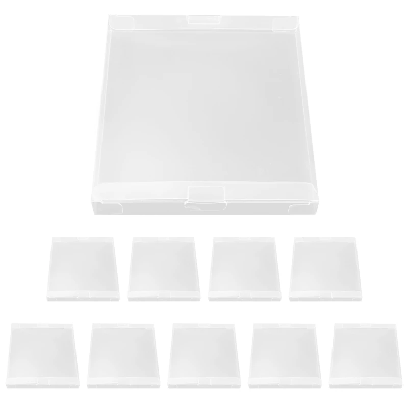 

Clear CD Display Box Single Music CD Card Storage Protective Case Album Dust Cover