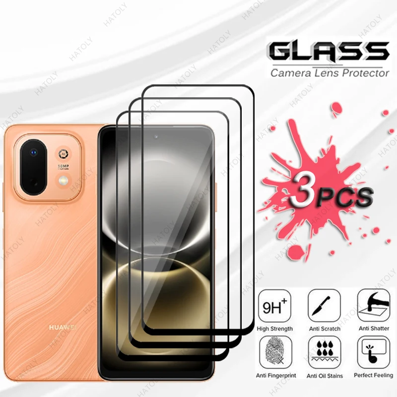 

For Huawei Enjoy 90m Plus Glass Protective Film For Huawei Enjoy 90m Plus Film Black Edge Screen Protector Camera Lens Protector