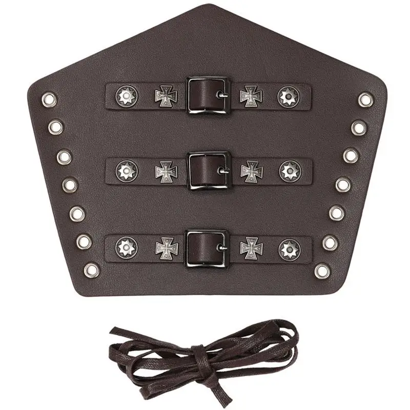 

Защита на руку средневековая, нарукавник с пряжкой, защита на руку, аксессуары для косплея, наручная повязка в стиле рыцаря, ретро, костюм эпохи Возрождения