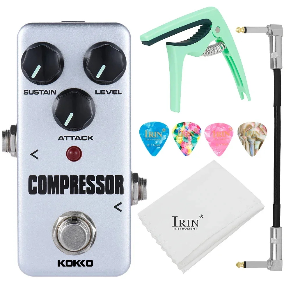 KOKKO Compressor Electric Guitar Effects Peda Mini Pedal for Electric Guitar Bass Guitar Accessories Pure Analog Circuit Design