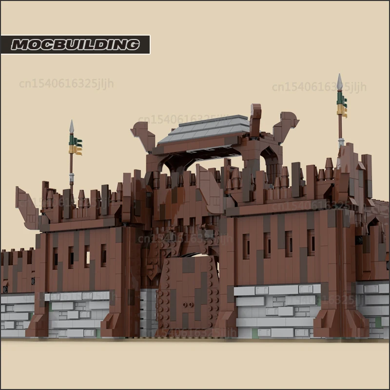 UCS Movie Scense Moc Great Walls Building Block Technology Brick Famous Castle Architecture Collection Model Toys Gifts