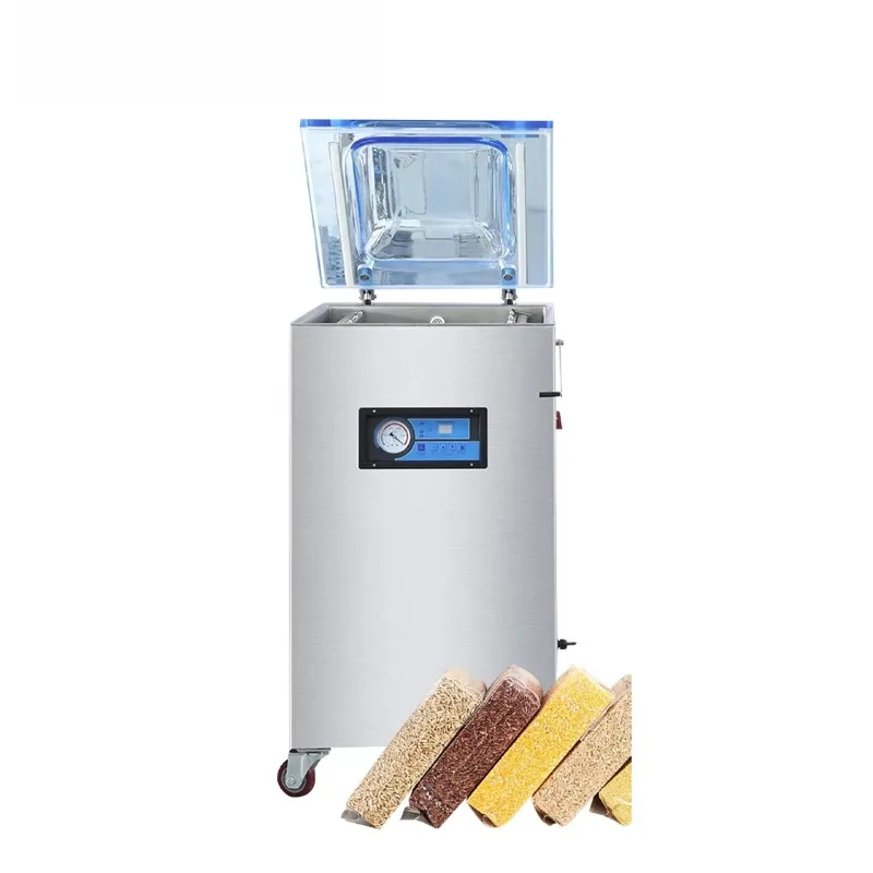 HVC-410F-510T/2A Extend Shelf Life Meat Seafood Vertical Vacuum Sealer Fully Auto Fresh Food Vacuum Packaging Machine