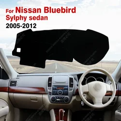 For Nissan Bluebird Sylphy sedan 2005 2006 2007 2008 2009 2012 Dash Mat Anti-UV Carpets Car Accessories Car Dashboard Cover