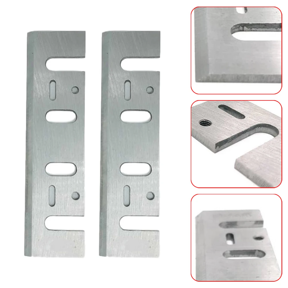 2pcs 110mm HSS Planer For 1911B 1912B 1002BA Electric Planer Tools Compatible With 793008-8 High Steel Cutte
