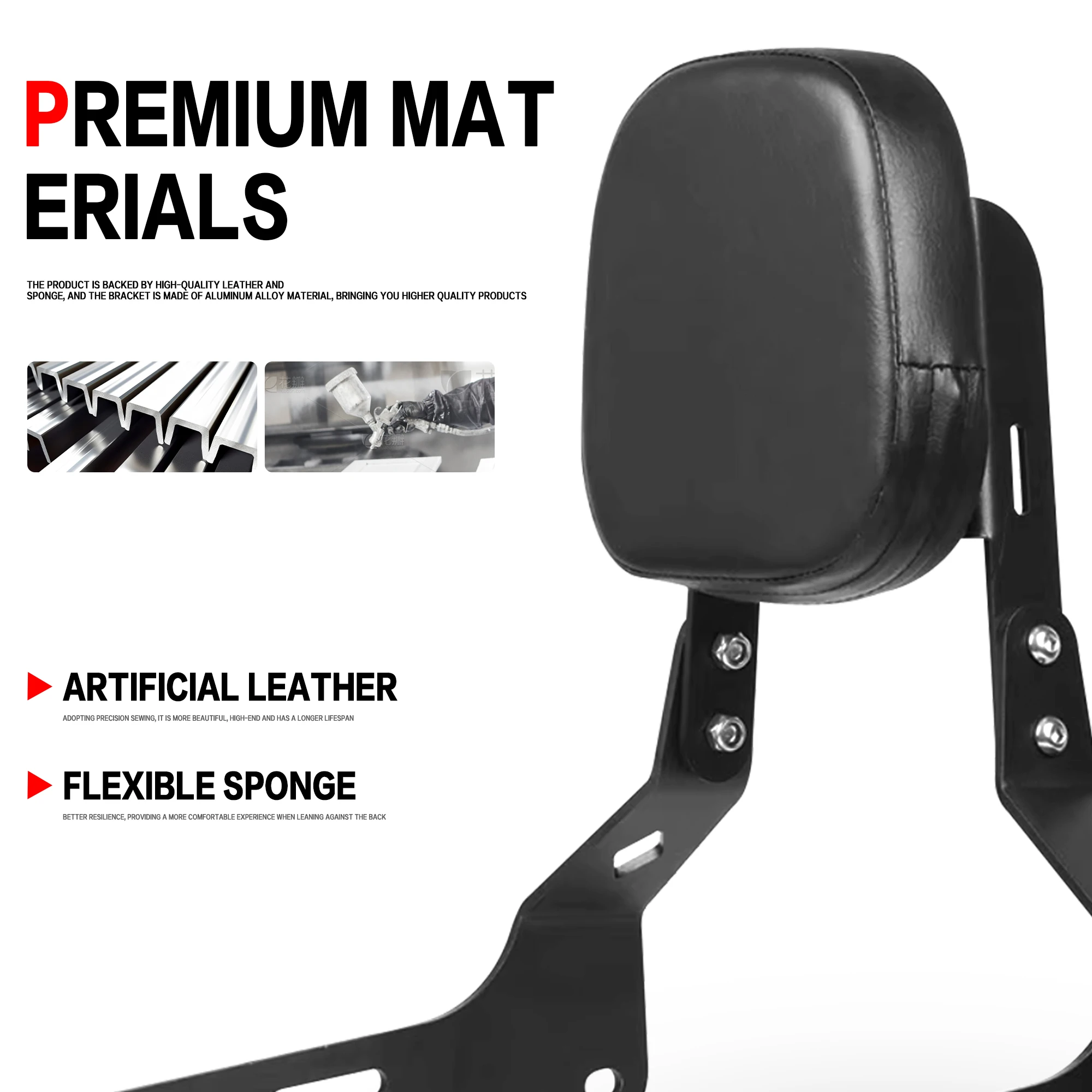 For QJMOTOR QJ SRV300 SRV250 SRV 250 /300 Motorcycle SRV300 SRV250 Accessories Rear Passenger Backrest