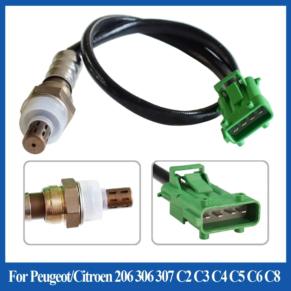 1628AA 4 Pins Wire Front Oxygen Sensor For Peugeot/Citroen 206 306 307 C2 C3 C4 C5 C6 C8 9665104080 161848 1628HN 1628NY 1628.AA