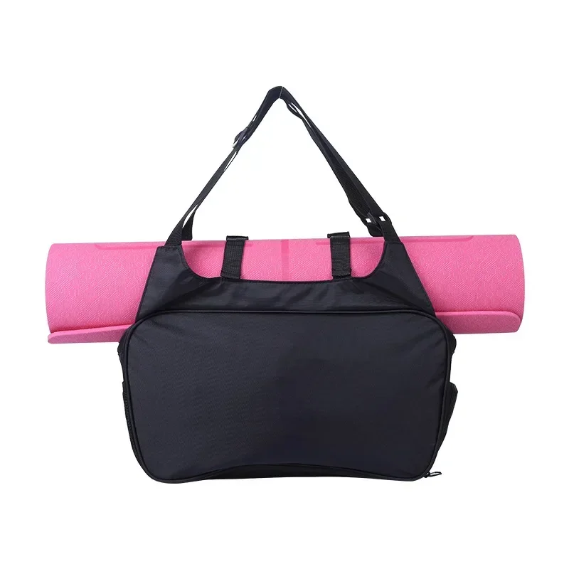 Bolso de mano para esterilla de Yoga y gimnasio, bolso de viaje de gran capacidad a juego de colores a la moda, correa de hombro ajustable, bolso