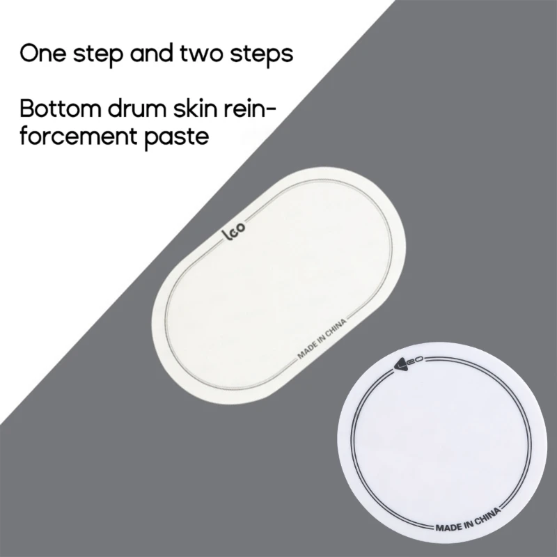 Single/Double Pedal Patch Bass Drum Patch Drumhead Kick Pad Protector for Drum Parts Percussion Instrument Accessories