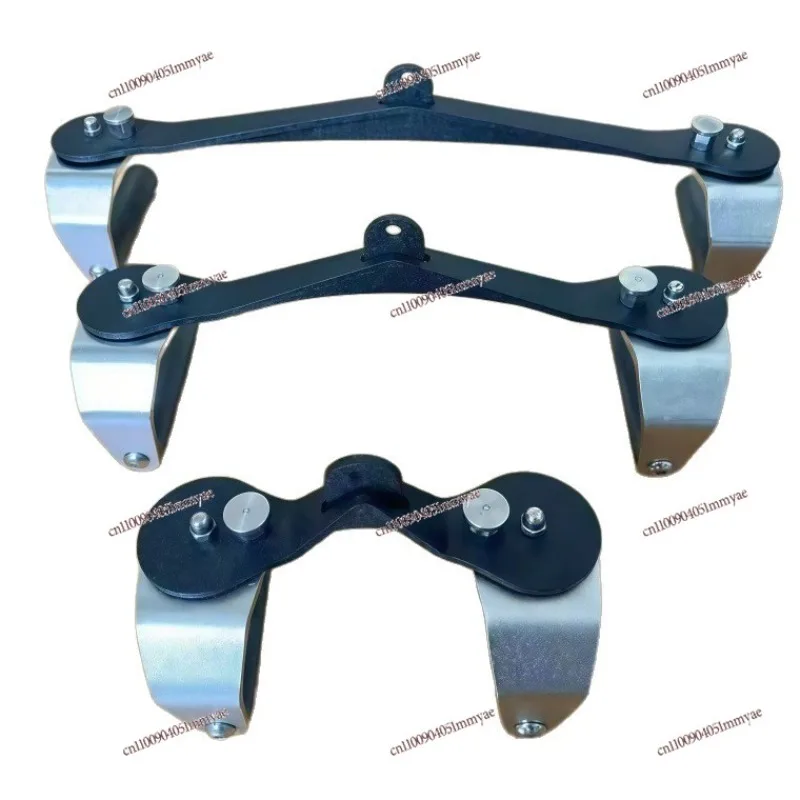 360° Adjustable LAT Pull Down Bar 3PCS Back Training Handle For Cable Machine Gym Fitness Accessories