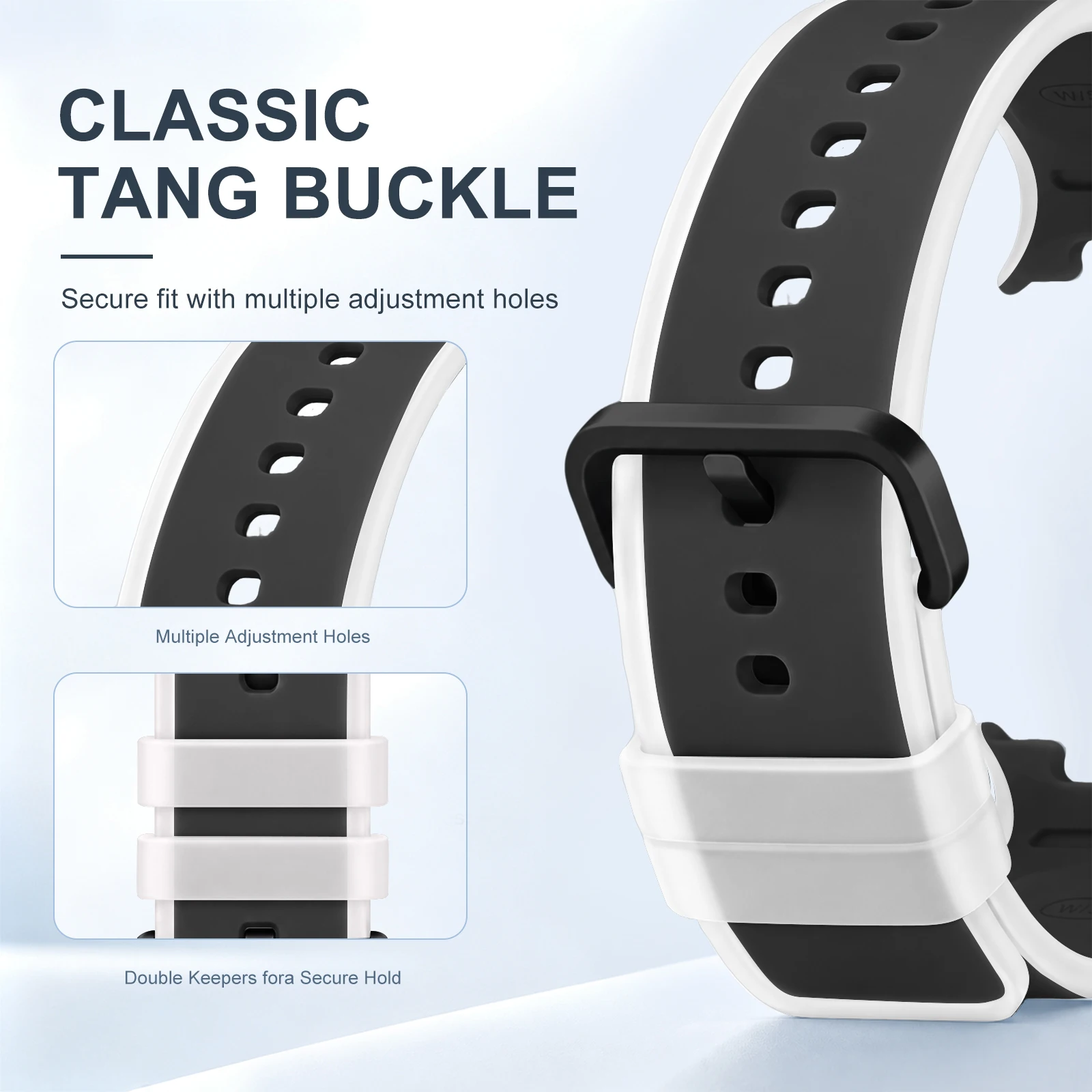 Misty Band for Samsung Galaxy Watch 9 8 40mm 44mm Smartwatch Original Sport Silicone Correa Bracelet Watch 8 Classic 46mm Strap