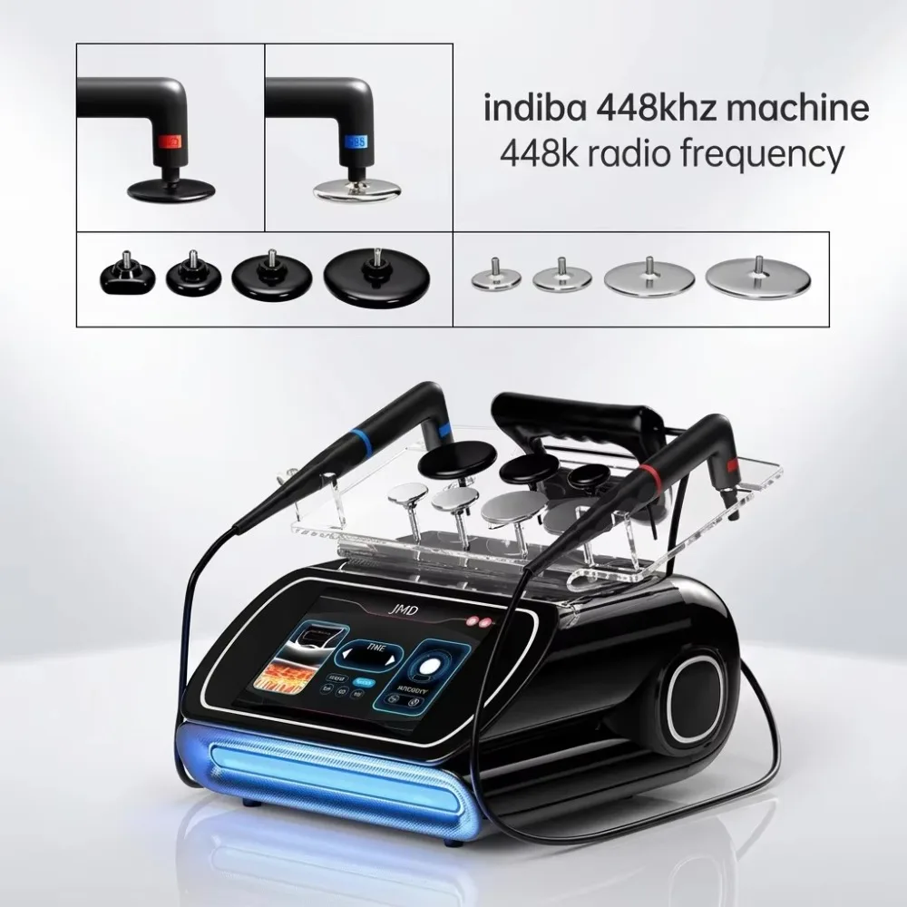 Portable 448k INDIBA CET RET-RF Physical Therapy Relieve Pain Deep Warm 12CM Lose Weight Lifts Firming Skin Slimming Shapping