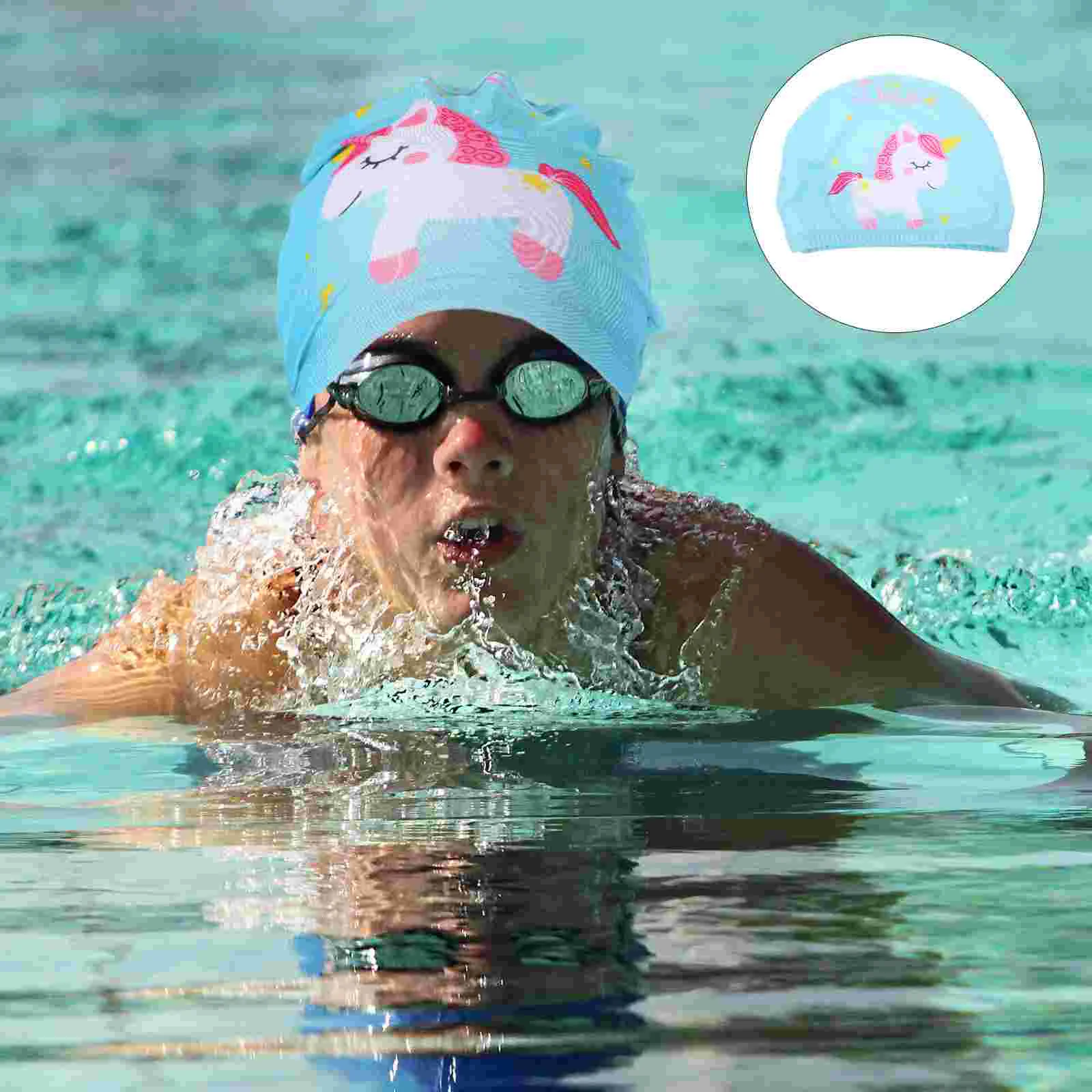 

Baby Bath Cap Children's Swimming Hat for Kids Bathing Caps Shower Babies Nylon Toddler