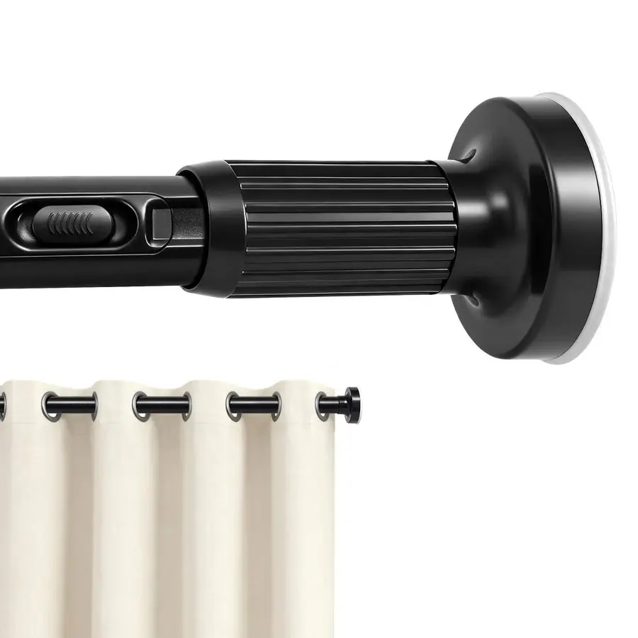 

Curtain Rod 39122 In 3.310Ft, Heavy Duty Long Curtain Rods No Drilling for Window, Shower Curtain Rod for Bathroom, Adjustable O