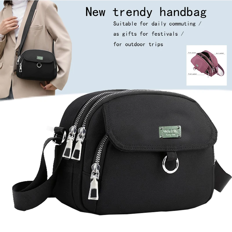 

Neutral style backpack for men and women, with multiple pockets, adjustable shoulder strap, suitable for shopping and traveling.