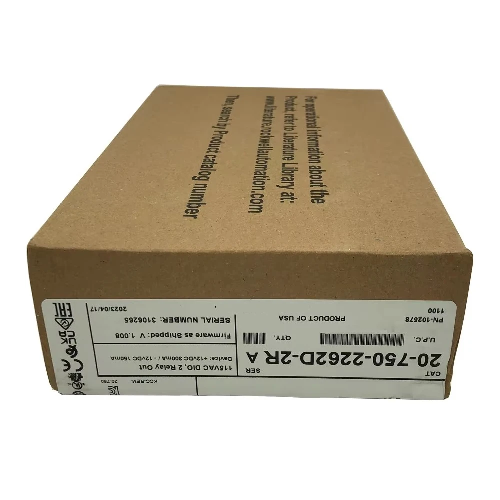 20-750-2262D-2R محرك التيار المتردد 115 فولت وحدة خيار التيار المتردد IO 100% ماركة ؛ حزمة أصلية 100% ؛ 100% جديد 207502262D2R