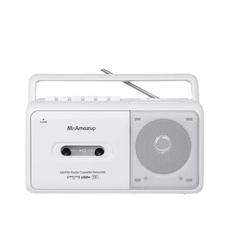 

B04C-Boombox Портативный ретро-кассетный магнитофон AM/FM-радио Стерео кассетный плеер с антенной-штекер США