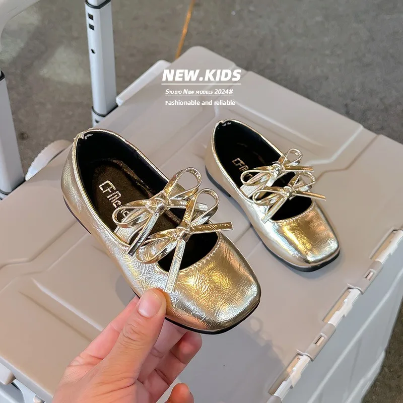 Girl Shoe Fashion Flats for Children Casual Kid Comfortable PU Leather Shoes Boys Girl Kid Candy Loafers New Flat Boy Shoes