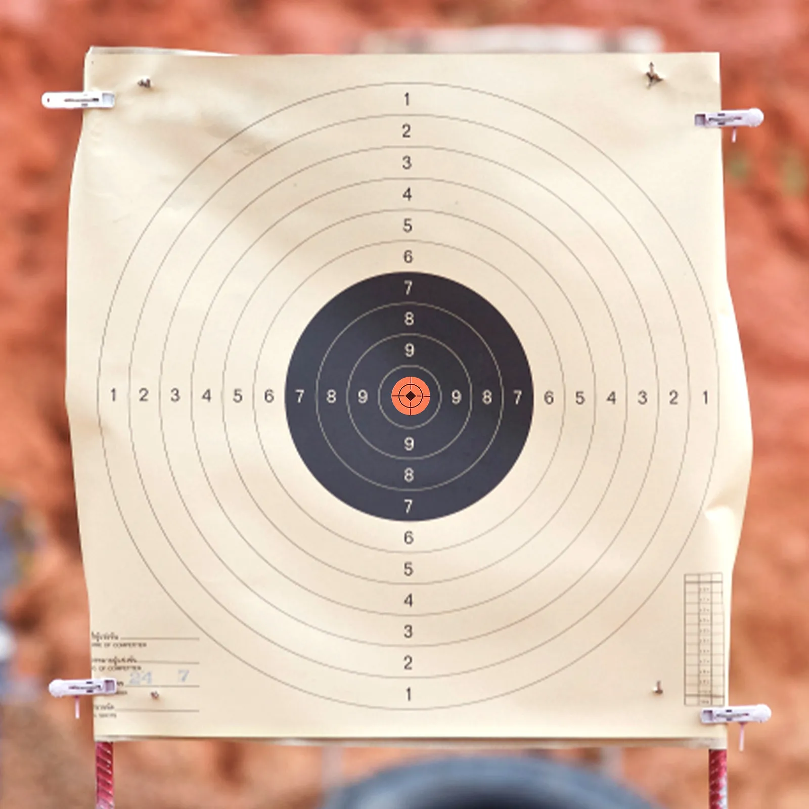 

720Pcs Professional Target Paper Labels Self-Adhesive Circle Stickers Portable Sports Pasters for Gun Archery Practice Decals