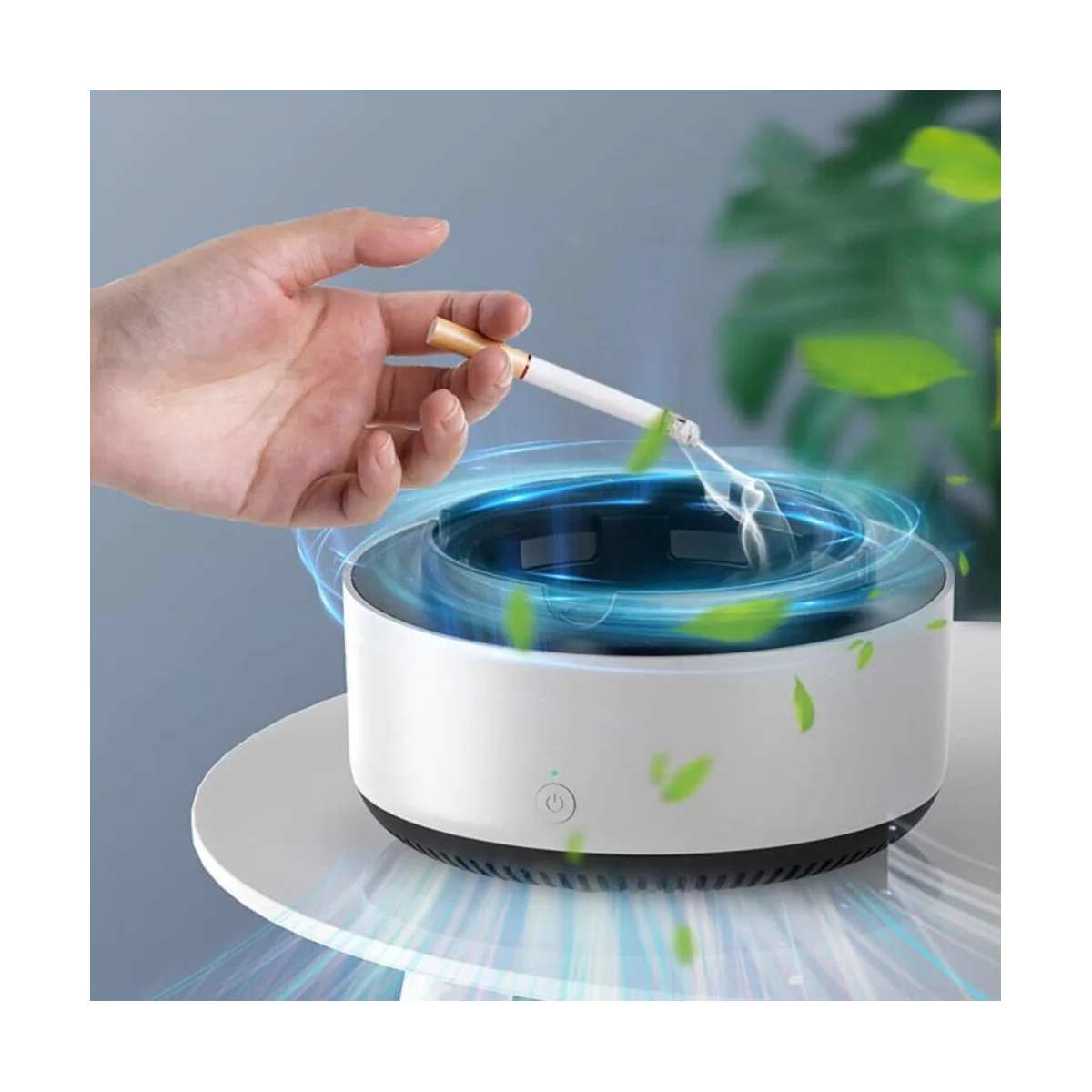 Air Purifier Ashtray,Air Purifier Ashtray Indoor 2In1 Air Purifier Multifunctional Home Air Freshener Ashtray