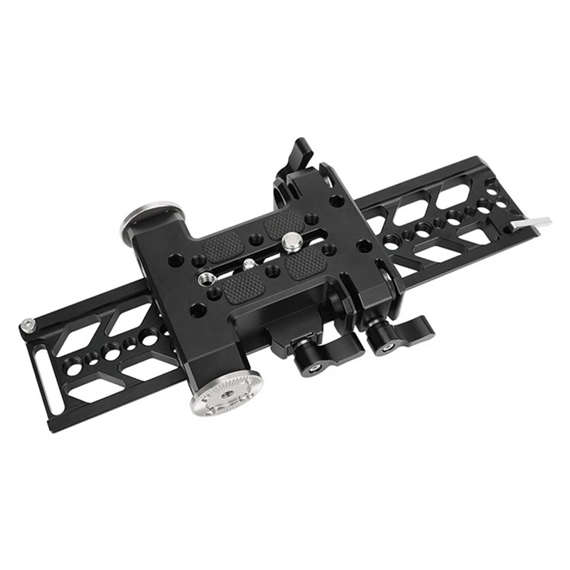 10 Inch Dovetail Plate And QR Baseplate With Double 15Mm Rod Adapter Amp Spare Parts ARRI Rosette Connections For DSLR Camera