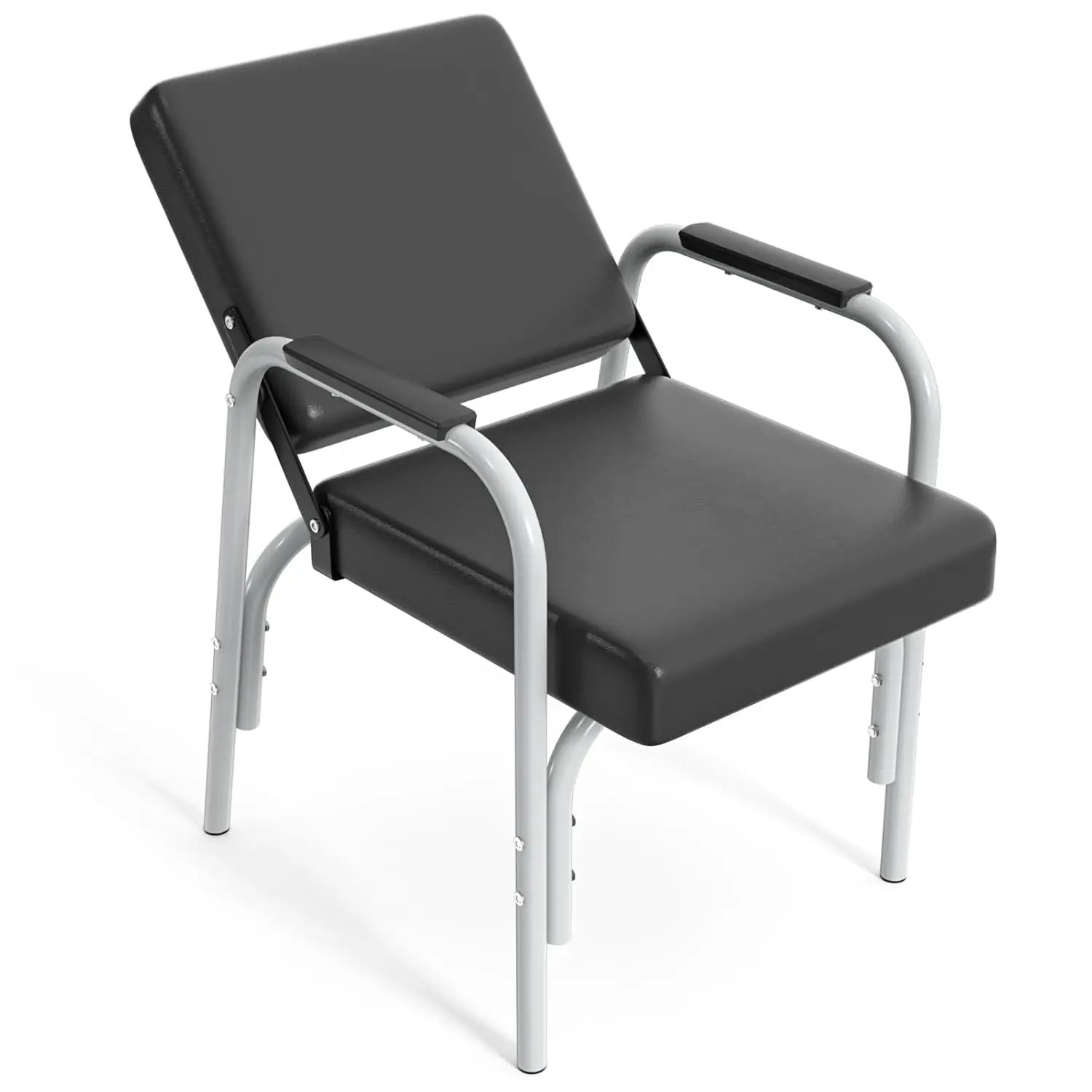 Reclining Shampoo Chair Portable Salon Barber Chair Adjustable Chrome Arms Thick Seat Backrest Hair Washing, Customized