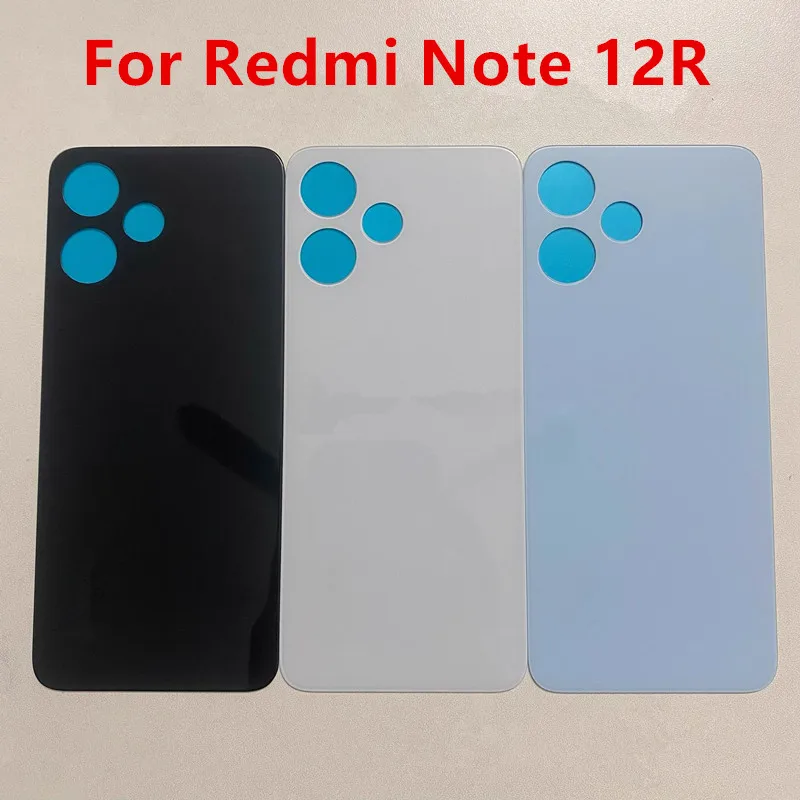 Note12R Battery Back Cover For Xiaomi Redmi Note 12R 12 R Rear Housing Case Replace Repair Spare Parts