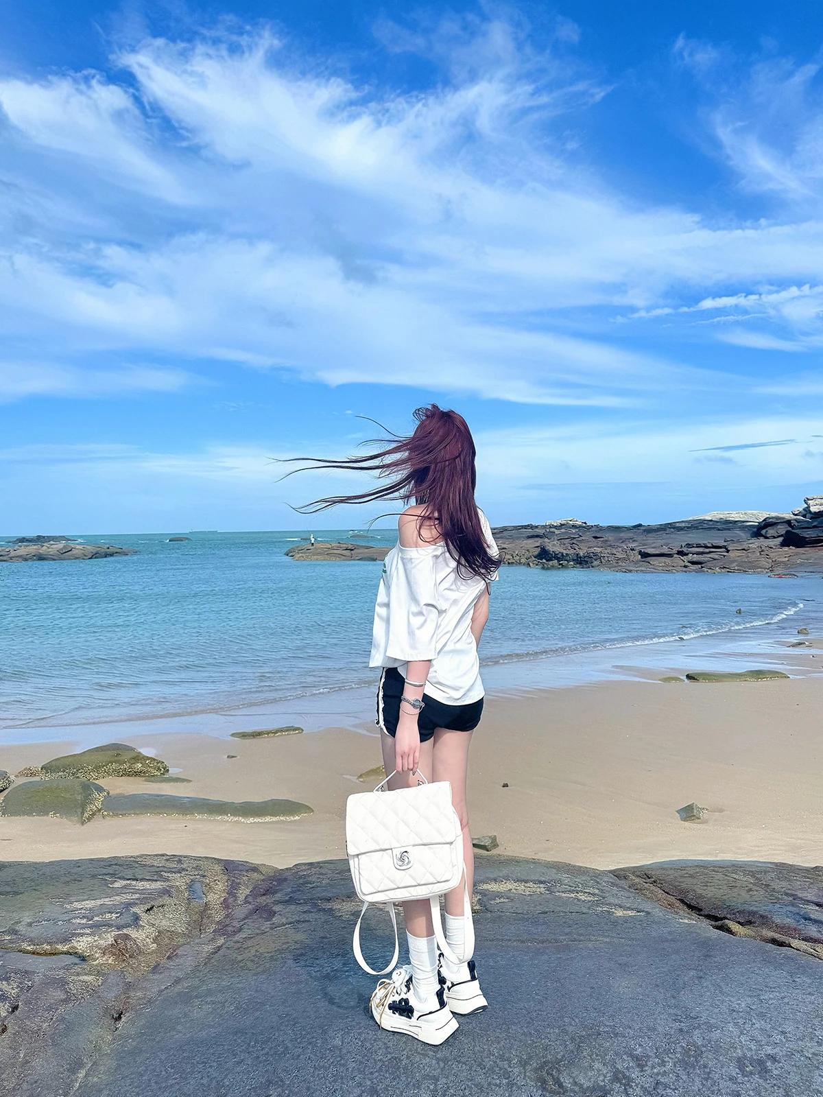 Camiseta coreana Sle Ort Sve Sakura Stberry Jam estampado lindo Oulder estampado adelgazante chica Sexy suelta Top de verano