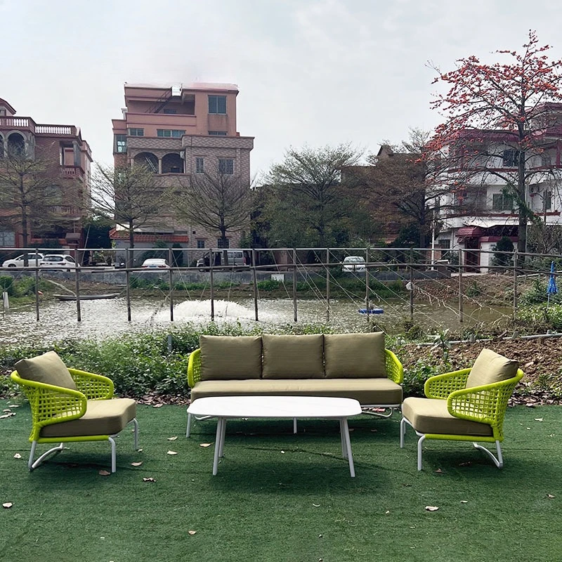 

Outdoor rattan sofa courtyard balcony villa leisure rattan chair waterproof sales office outdoor rattan sunscreen sofa