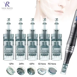 Dr Pen Ultima M8 Replaceable 0.25mm Cartridges for Derma Pen Tip 11/16/24/36/42Pin/Nano/3D/5D Round MTS Skin Kit
