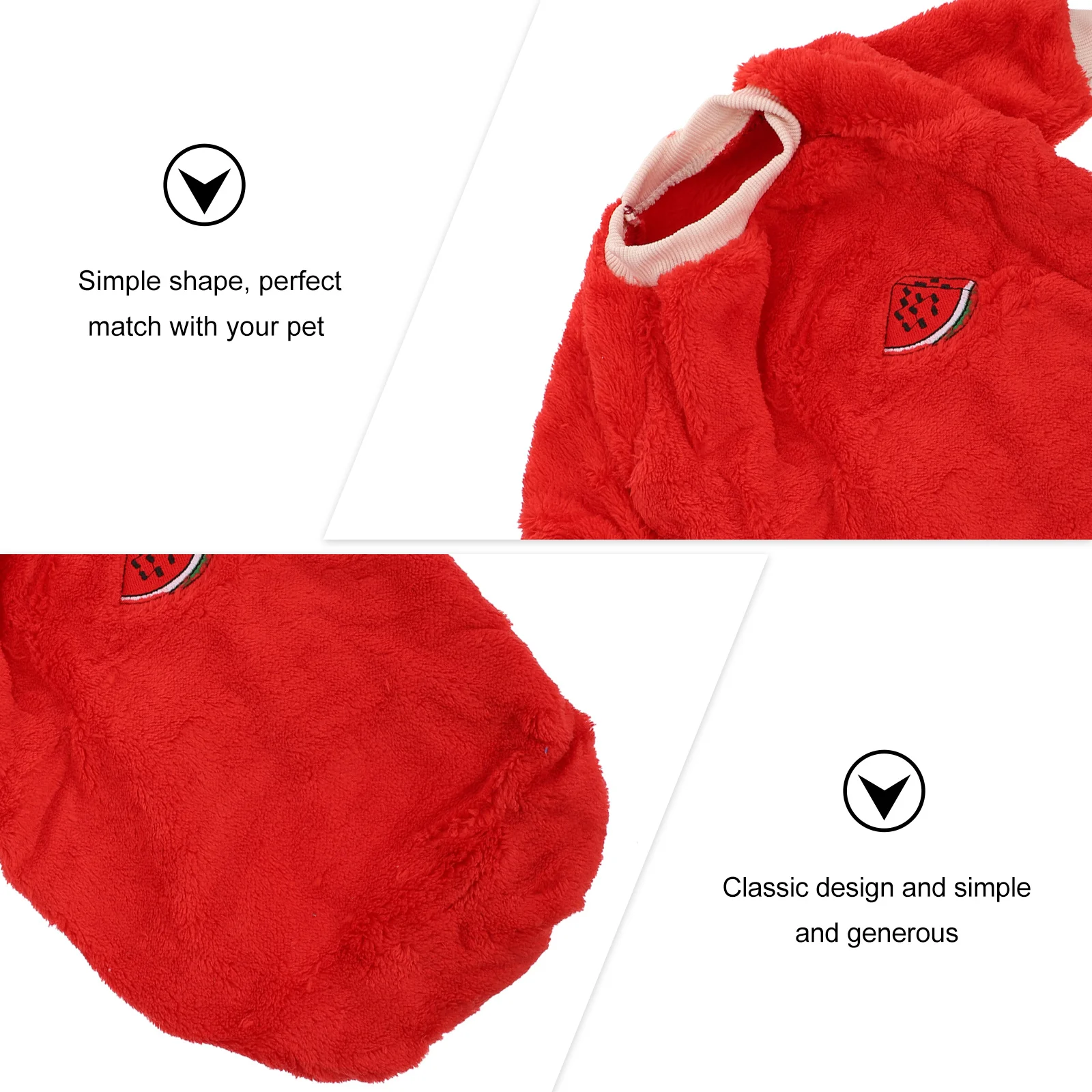 

1Pcs Pet Winter Clothes Cartoon Dog Costume Fruit Pattern Warm Puppy Coat Soft Elastic Dog Warm Apparel Pet Clothes