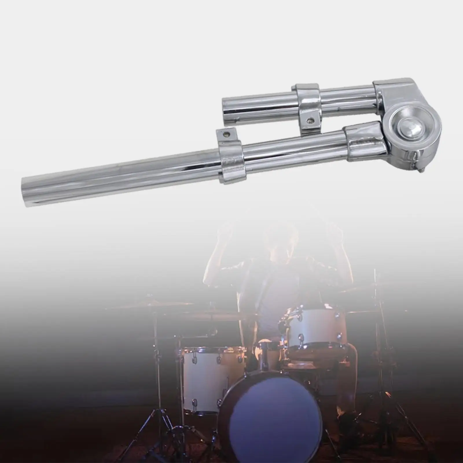 Metal Hardware Foldable Tom Holder Drum Holder Display Bracket for Tom Drum Drummer Percussion Instrument Accessories Replaces