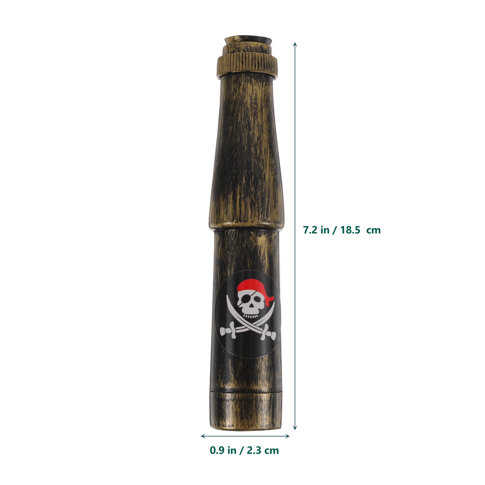 

6 Pcs Bulk Pirate Telescope s Child s Party Plastic Accessories Spyglass for