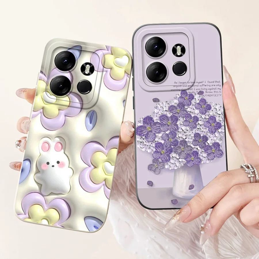 حافظة لهاتف Tecno Pop 7 BF6 Pop 7 Pro BF7 حافظة لهاتف Tecno Spark GO 2023 BF7n غطاء خلفي من السيليكون السائل المقاوم للصدمات Funda