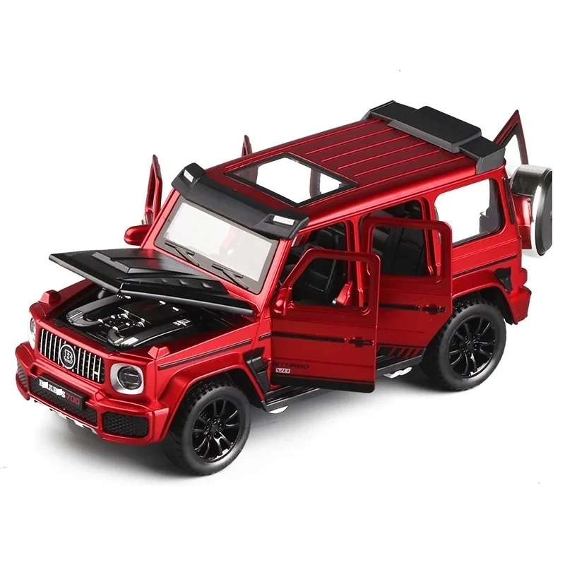 1/32 G700 Alloy Car Model Simulation Toy Diecast Vehicles Off-road SUV With Sound N Light Collectible Kids\' Gift 1/32 G700 Alloy