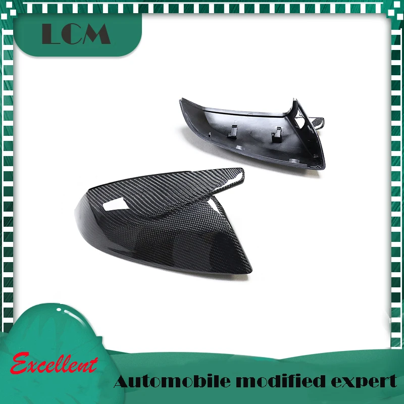 

Replacement OEM/OX Horn ABS+Carbon Fiber Rear View Side Mirror Cover W/WO Side Assist For Audi 2017+ Q5/2018+ SQ5/2019+ Q7 SQ7