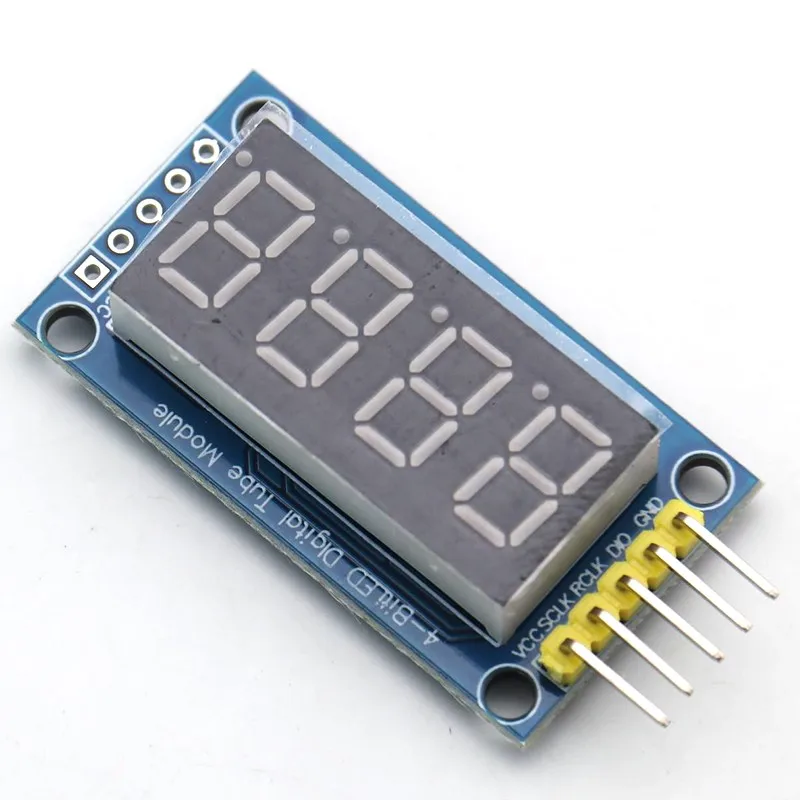 0.4 inch, four-bit digital tube display module 74HC595 drives 4-bit digital tube, compatible with Arduino